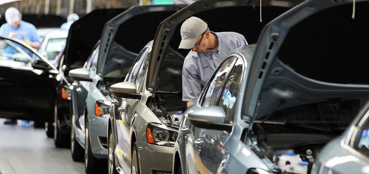 Volkswagen assembly plant in Tennessee